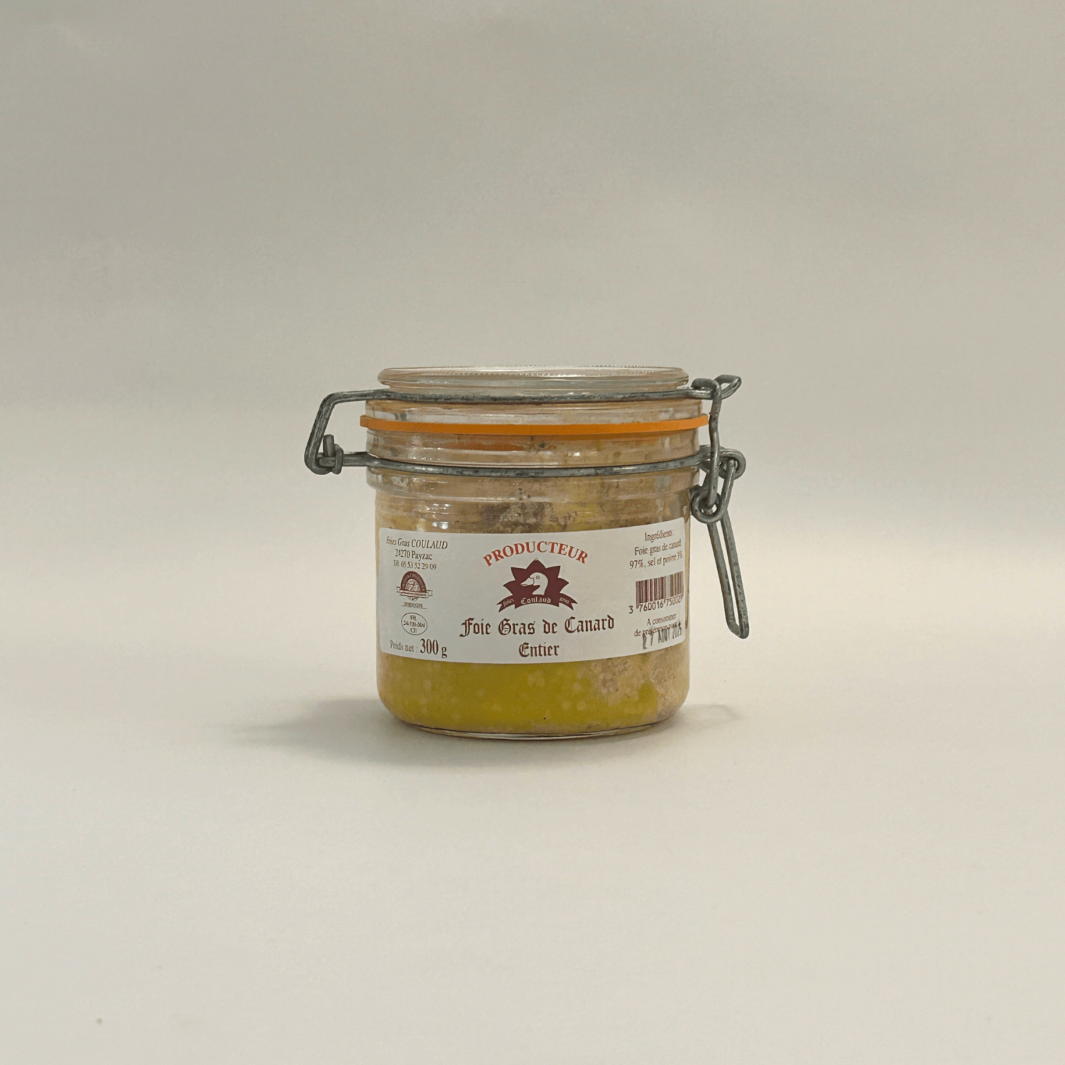 Foie gras canard entier 300g