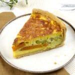 Quiche aux patates douces et fèves
