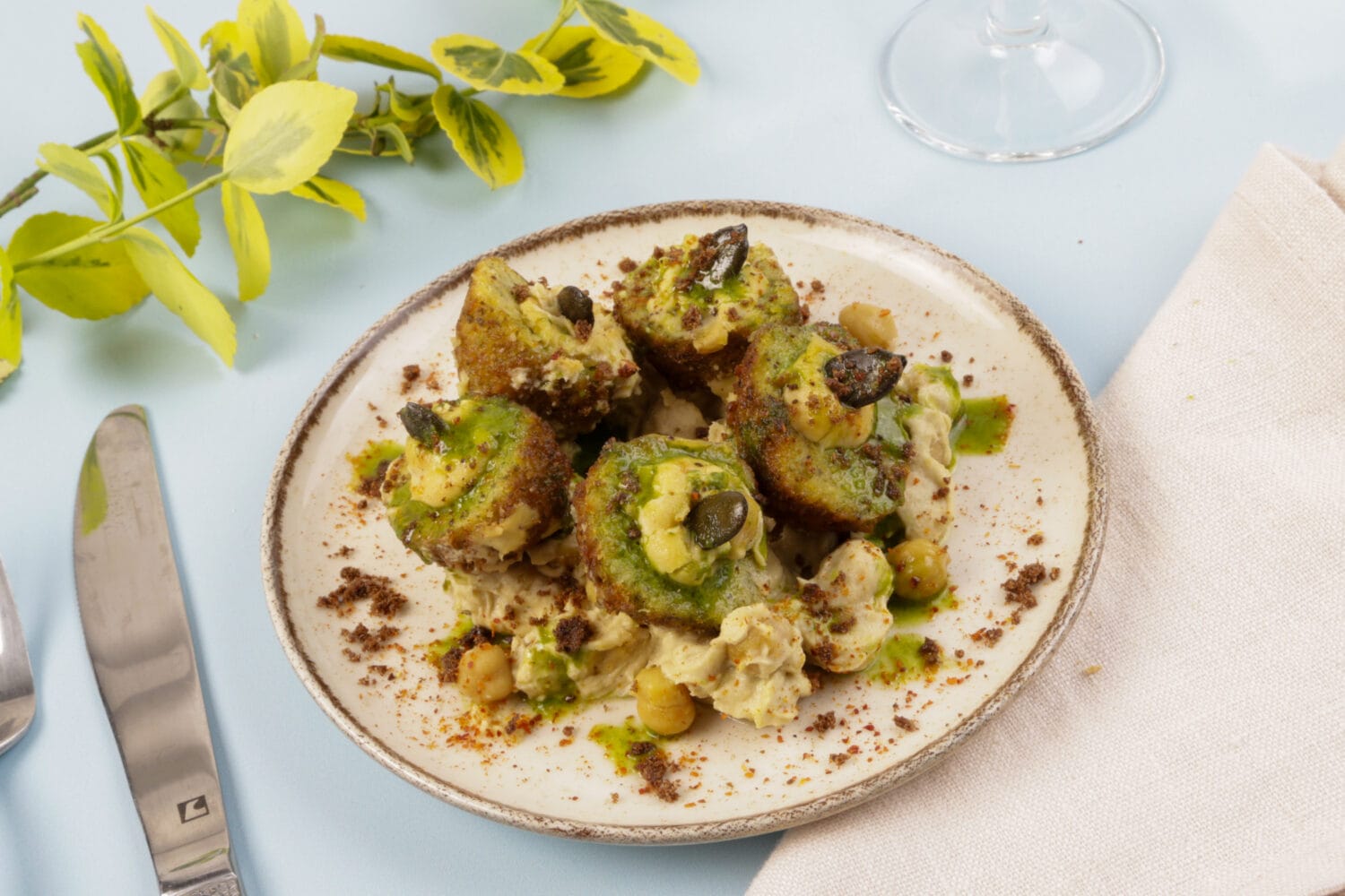 Falafels et houmous